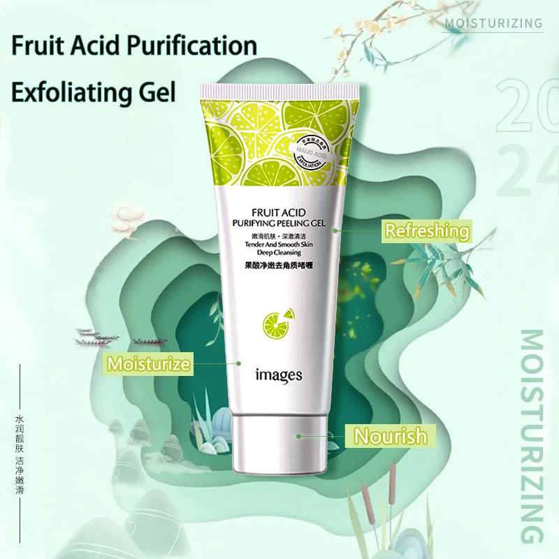 Peptide Neck Cream - Naturalny żel peelingujący z kwasem owocowym
