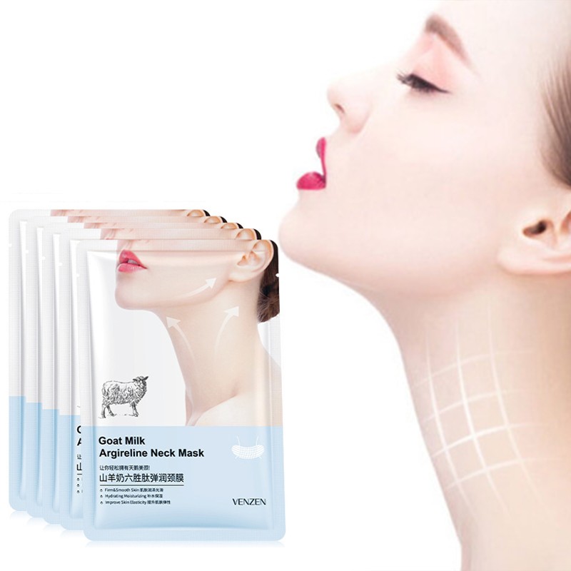 Peptide Neck Cream - Kozie mleko heksapeptyd maska na szyję