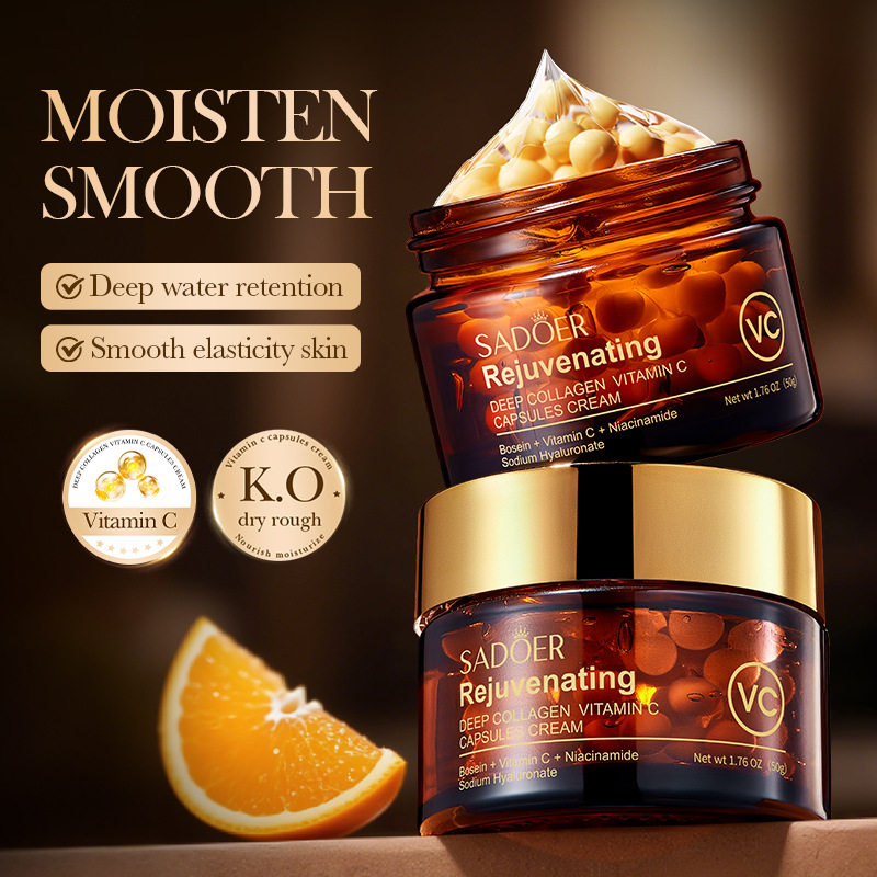 Skincare Vitamin C - Krem w kapsułkach z witaminą C,