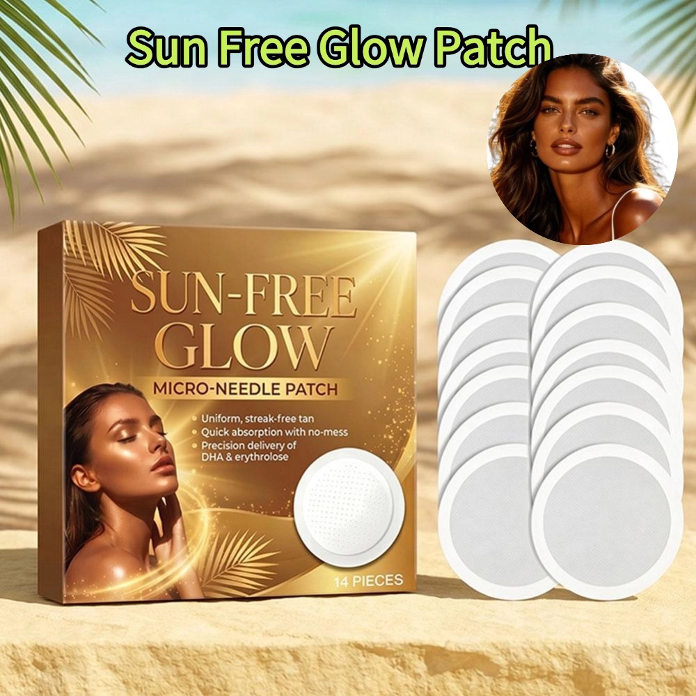 Skincare Glow - 14 szt. Samoopalające plastry z mikroigłami