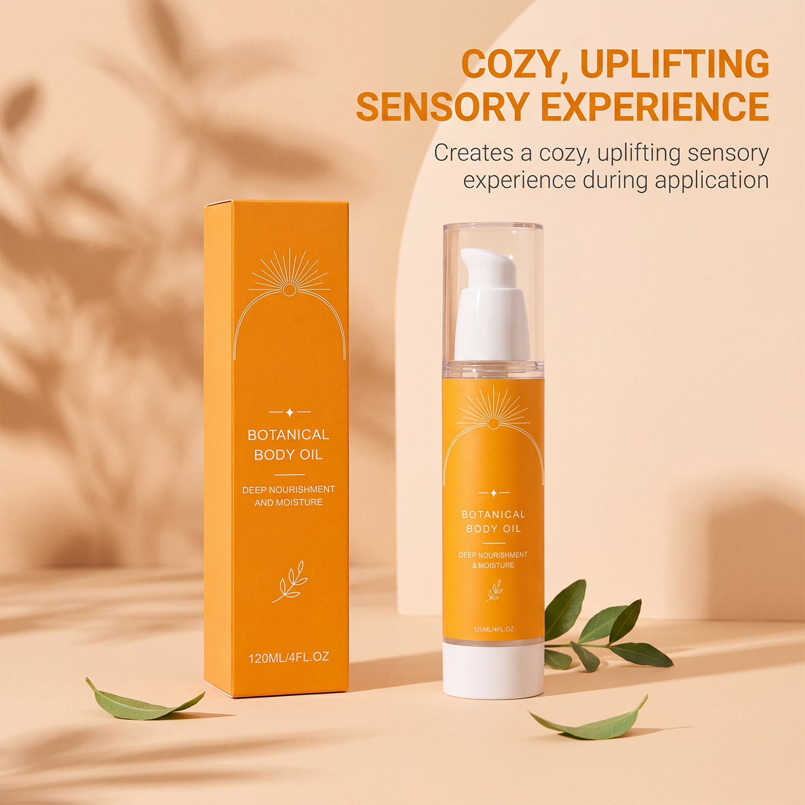 Skincare Glow - Olejek nawilżający do ciała, roślinny, z