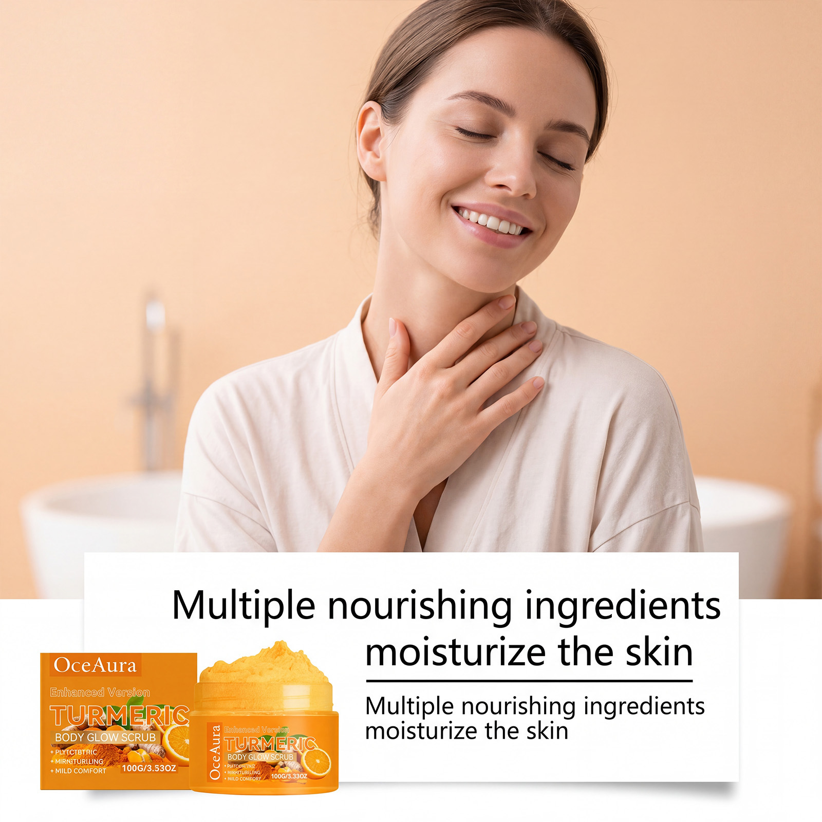 Peeling do ciała z kurkumą Głę – Skincare Glow recenzja i cena