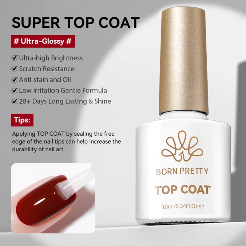 BORN PRETTY 1/2 szt. Top Coat  – Cucumber Cooling Gel recenzja i cena