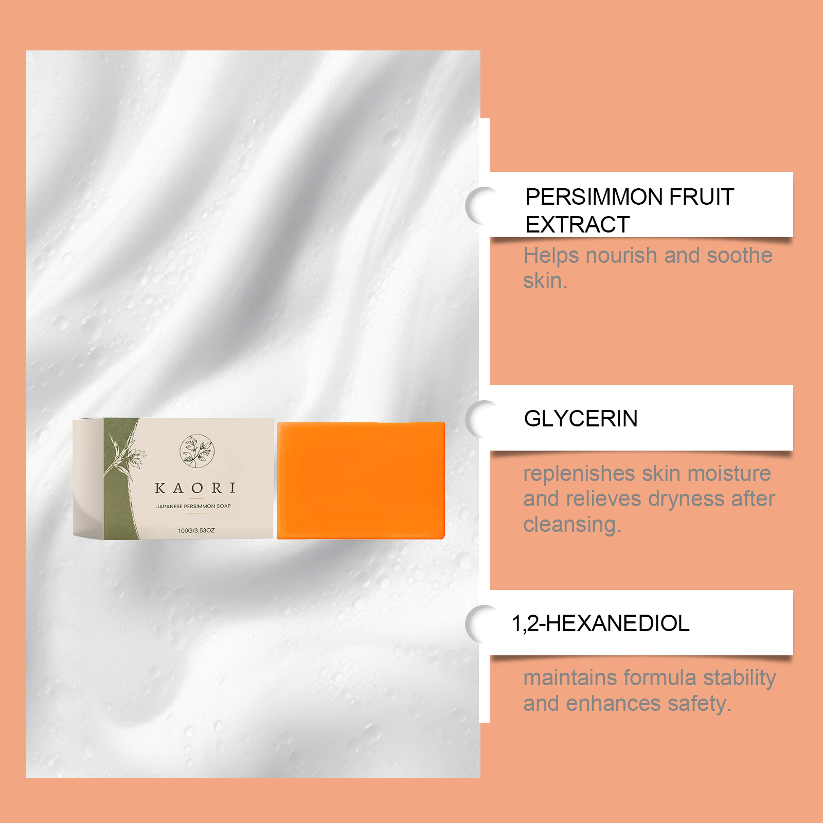 Mydło z persymonką eliminujące – Skincare Vitamin C recenzja i cena