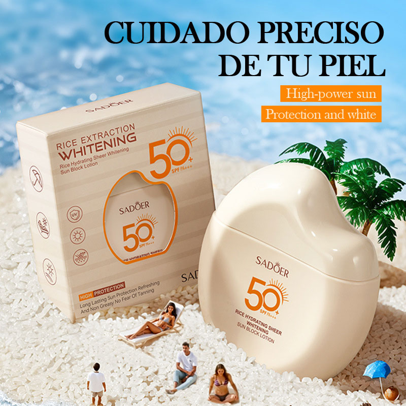 SADOER Rice Nawilżający, przez – Spf 50 Sunscreen recenzja i cena