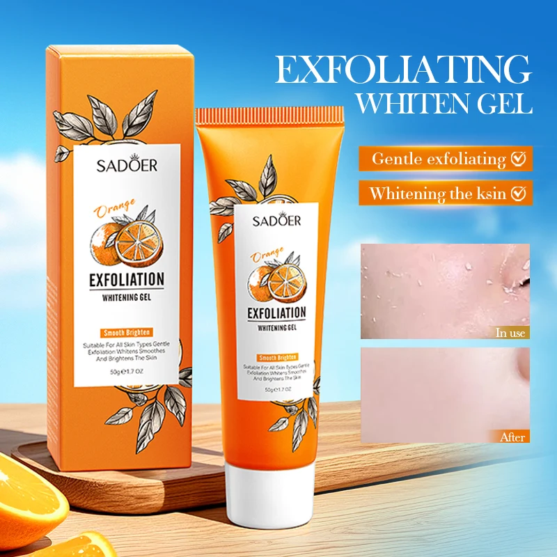 Pomarańczowy żel peelingujący  – Peptide Neck Cream recenzja i cena