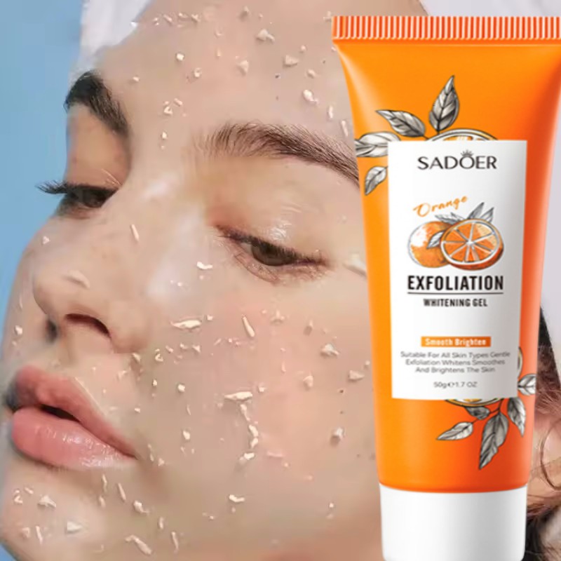 Pomarańczowy żel peelingujący  – Peptide Neck Cream recenzja i cena