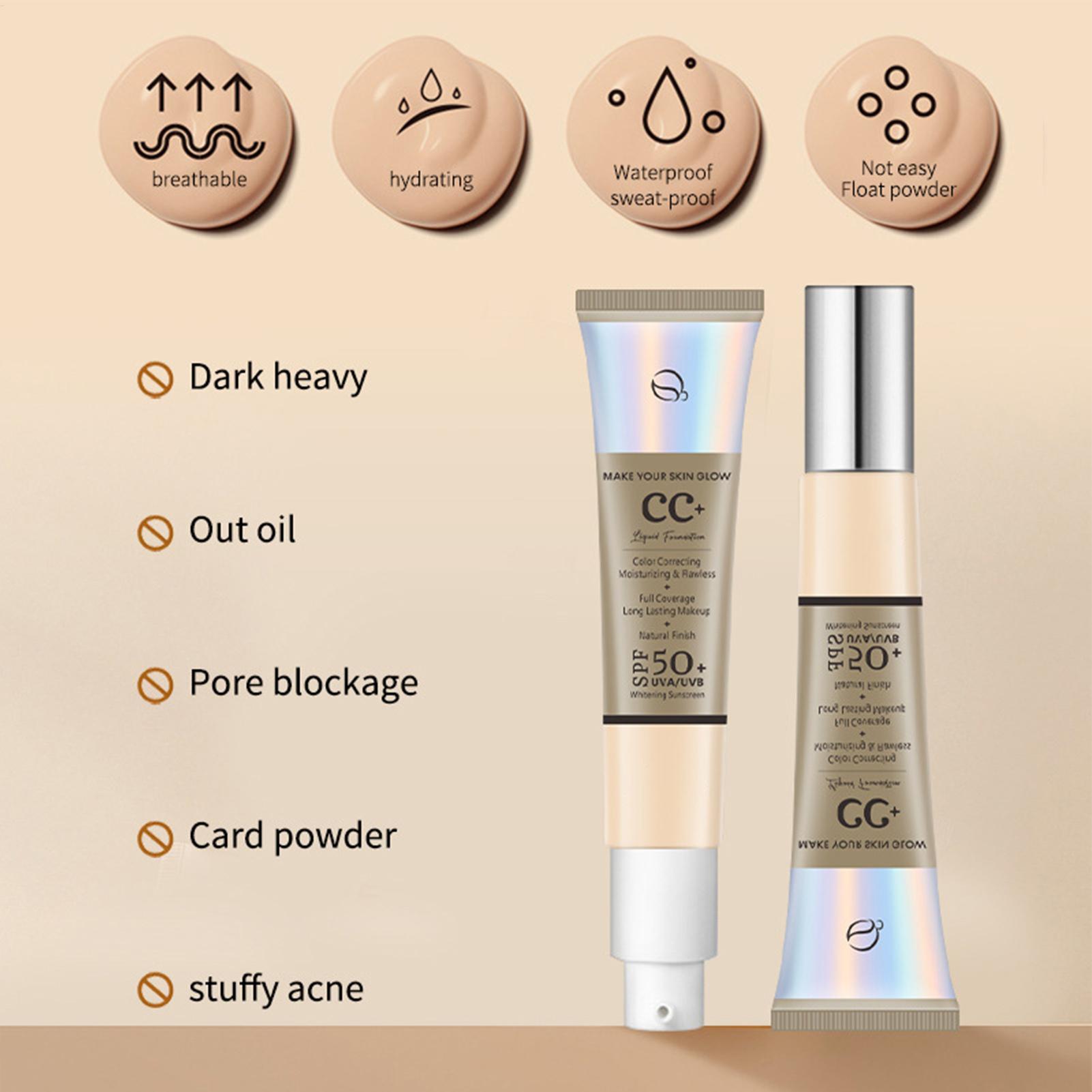 Krem CC Podkład SPF 50 Krem z  – Spf 50 Sunscreen recenzja i cena